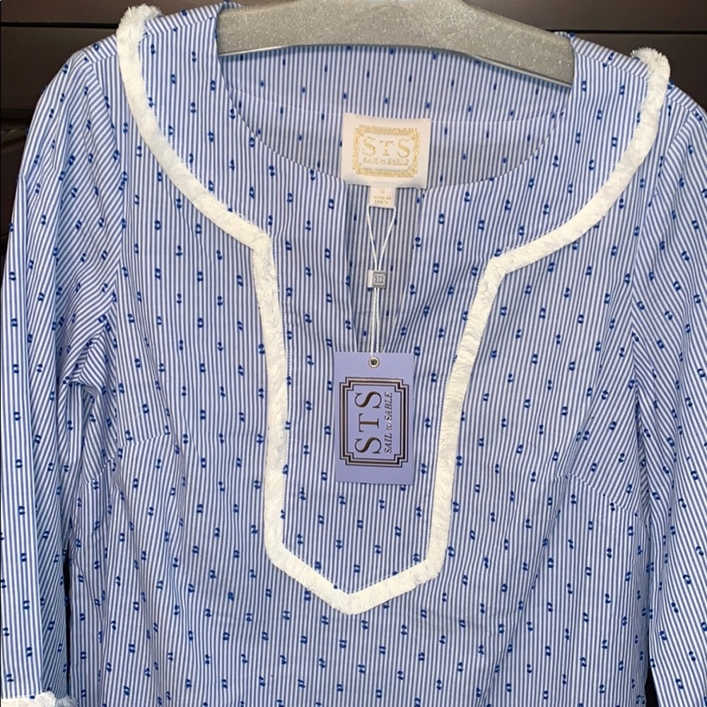 SAIL TO SABLE đ~ Bluebell Tunic Top Shirt ~S - Picture 3 of 8